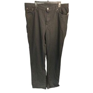 Stetson No. 1520 Standard Straight Black Jeans Mens 40x40‎